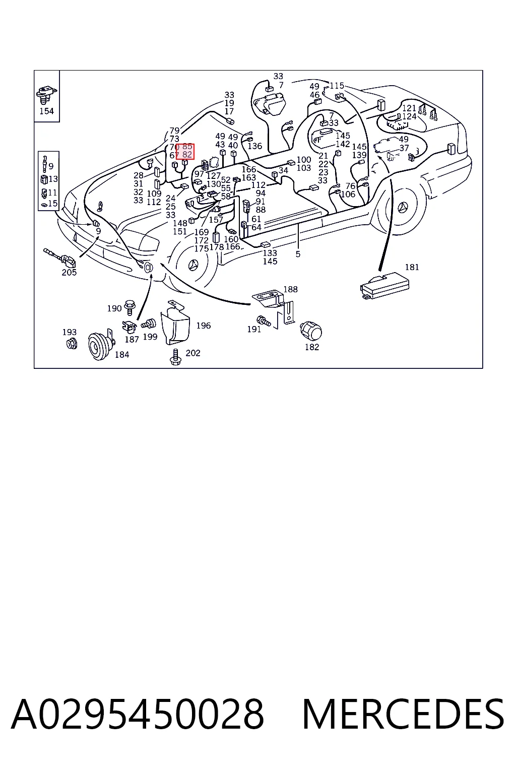 A0295450028 Mercedes
