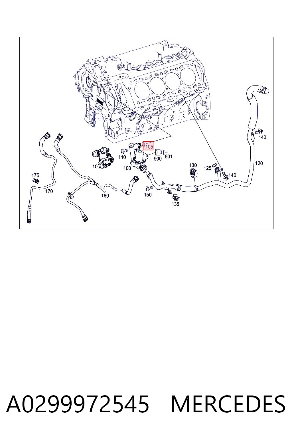 A0299972545 Mercedes