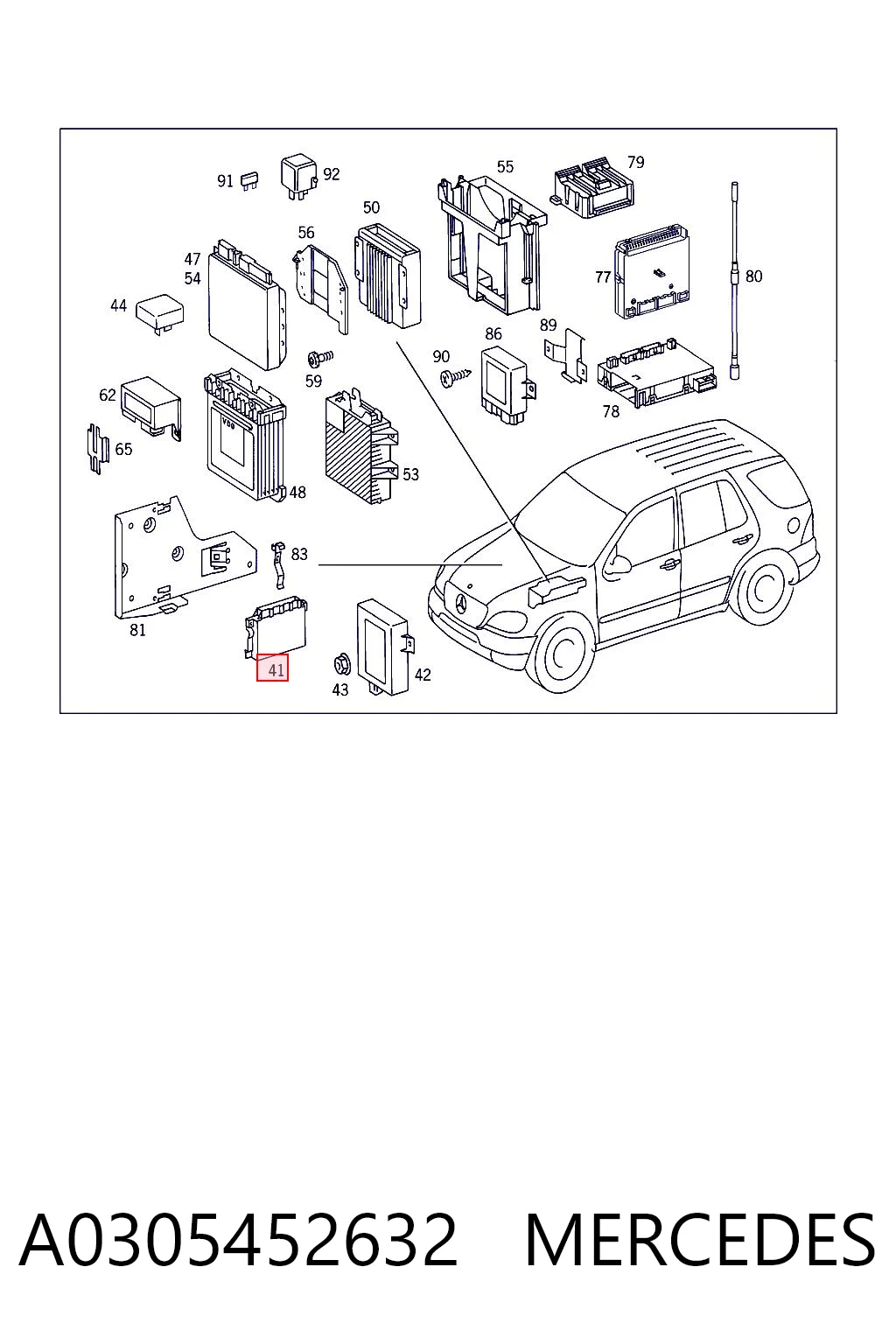 A0305452632 Mercedes