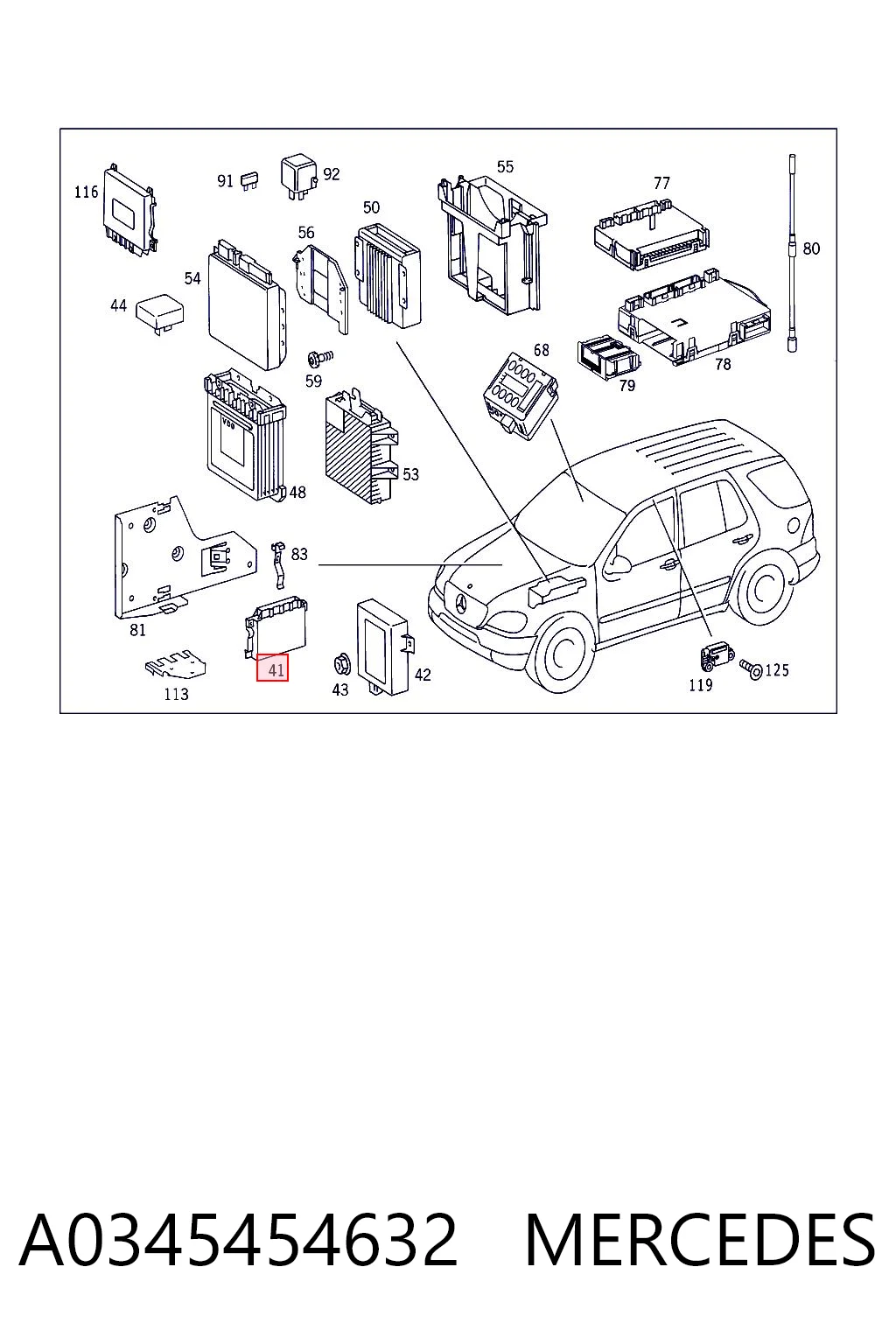 Regulador de velocidad del ventilador de refrigeración (unidad de control) A0305454632 VAG