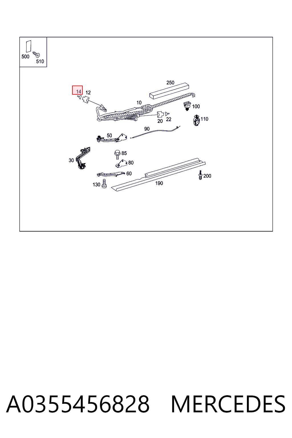 A0355456828 Mercedes
