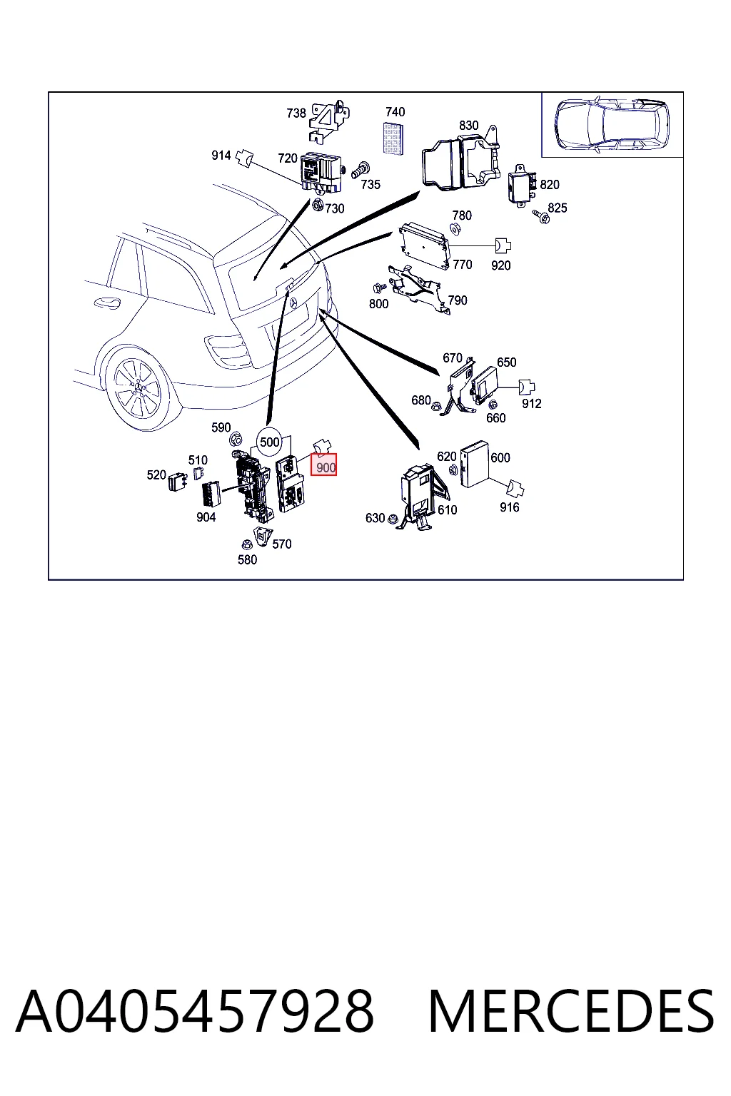 A0405457928 Mercedes