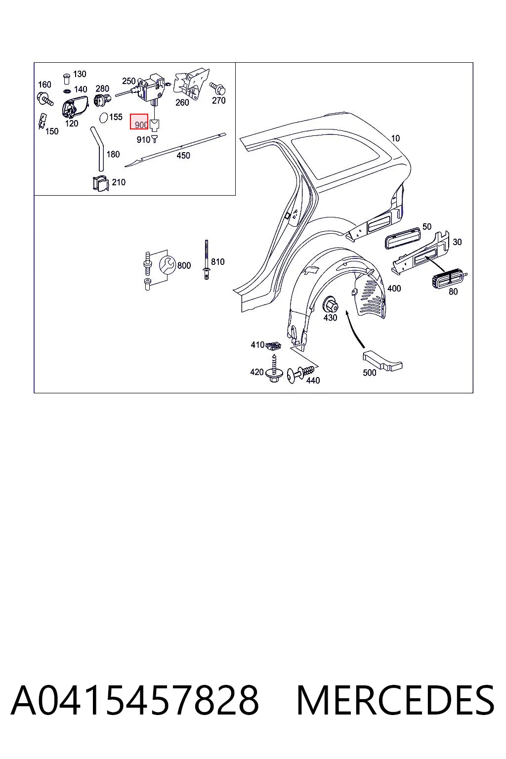 A0415457828 Mercedes