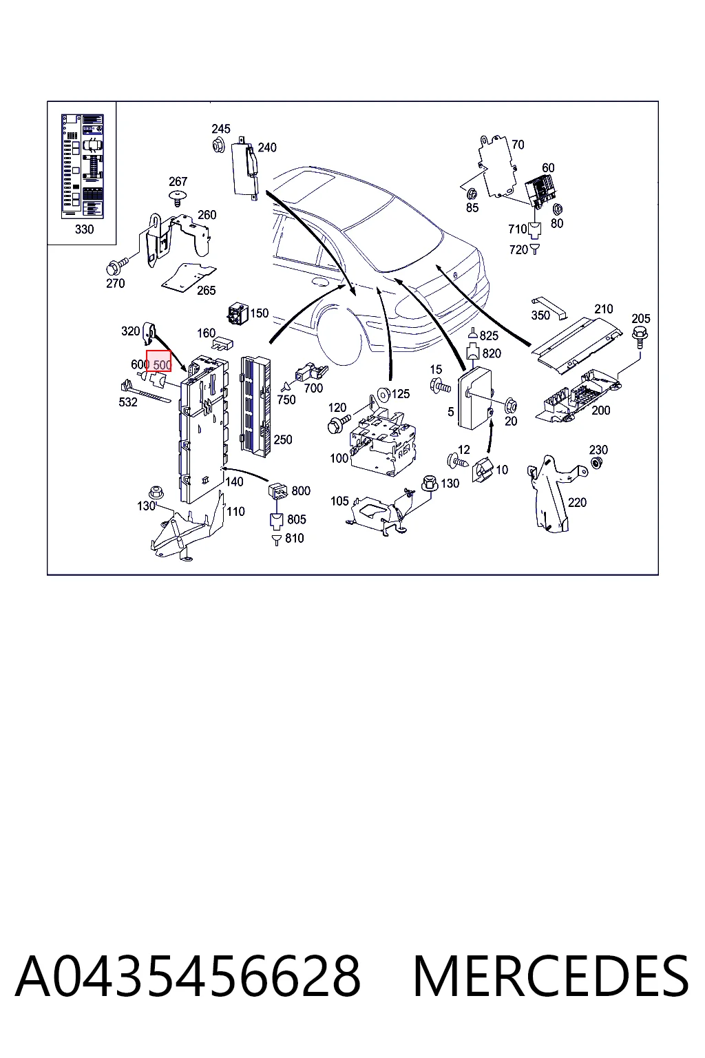 A0435456628 Mercedes