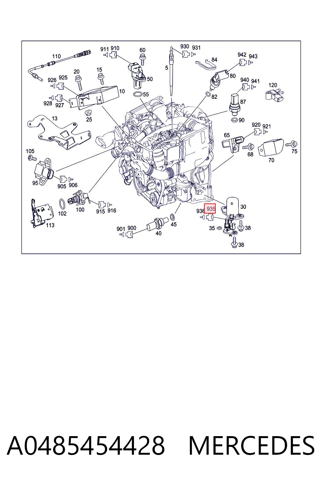 A0485454428 Mercedes