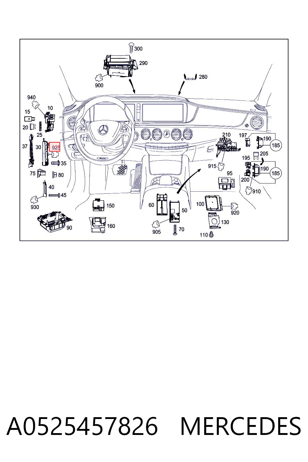 A0525457826 Mercedes