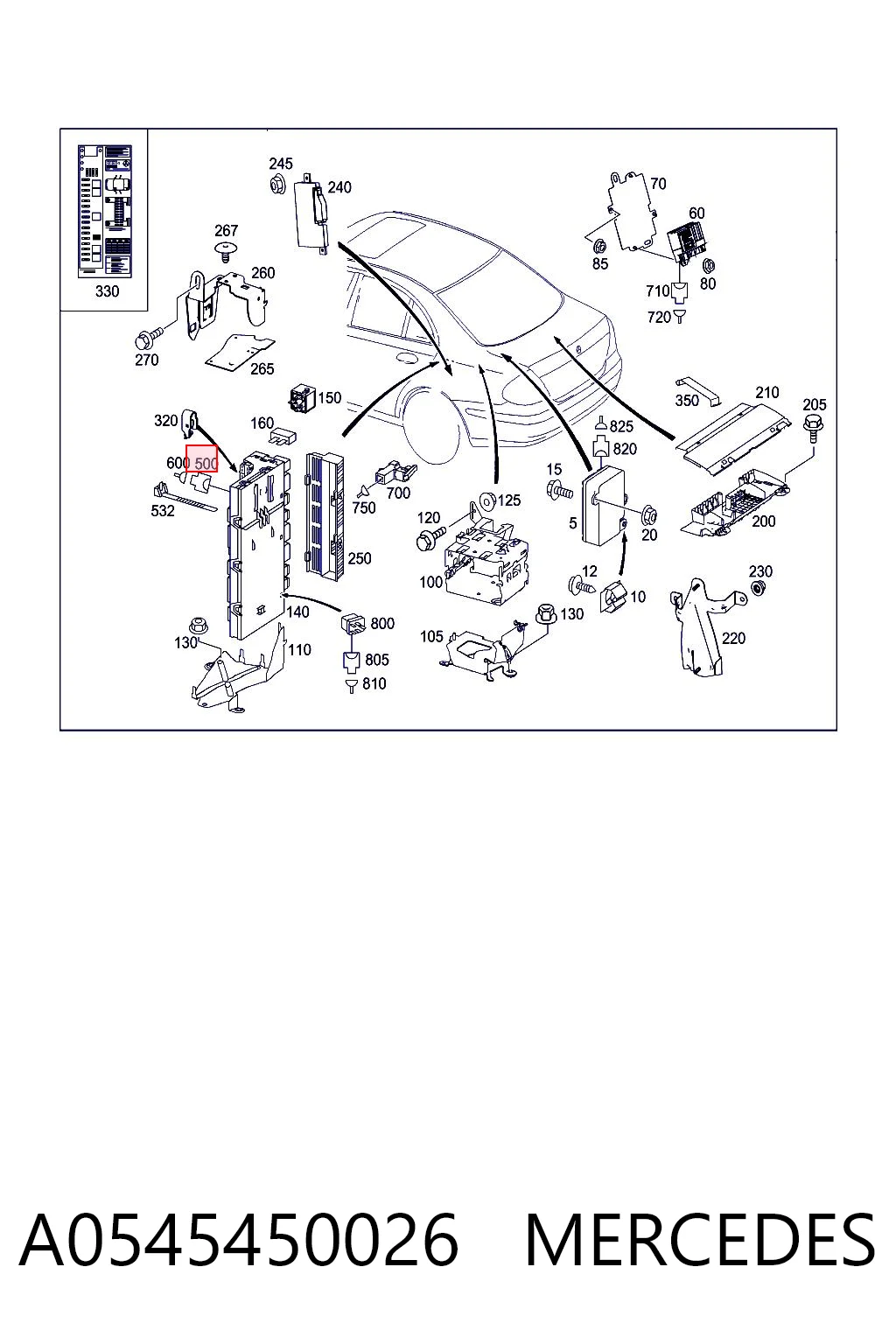 A0545450026 Mercedes