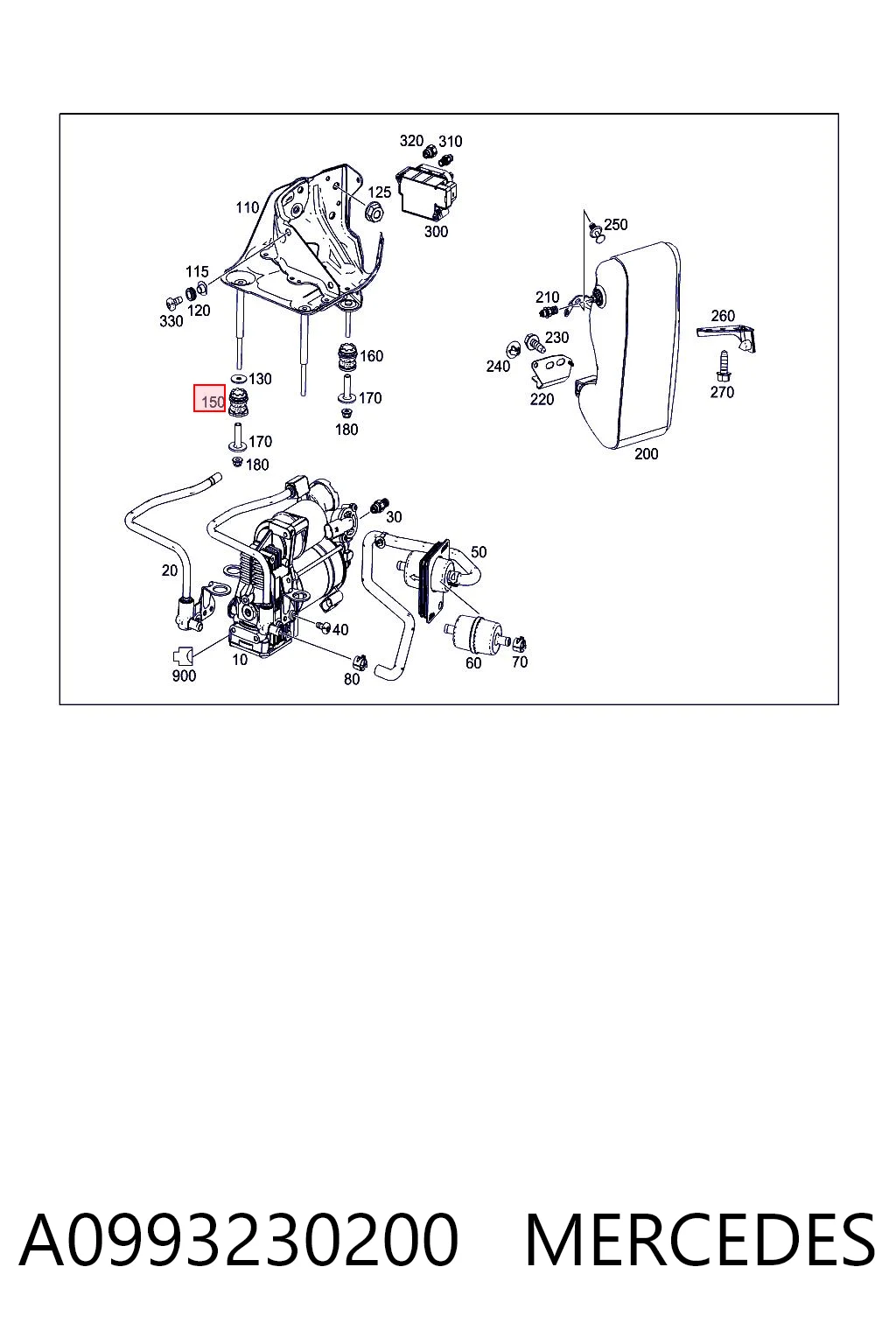 A0993230200 Mercedes