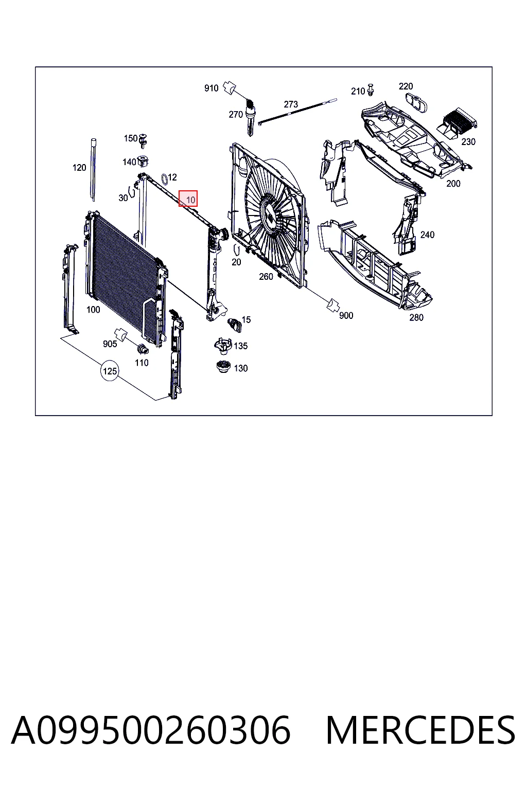 A099500260306 Mercedes