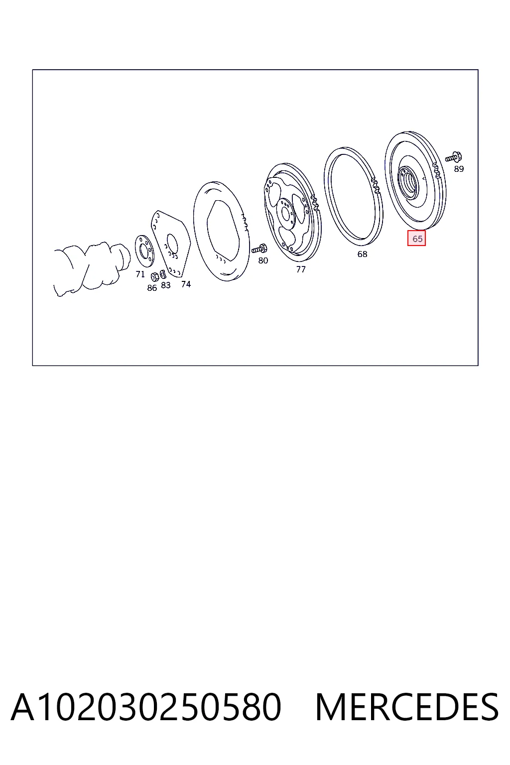 A102030250580 Mercedes