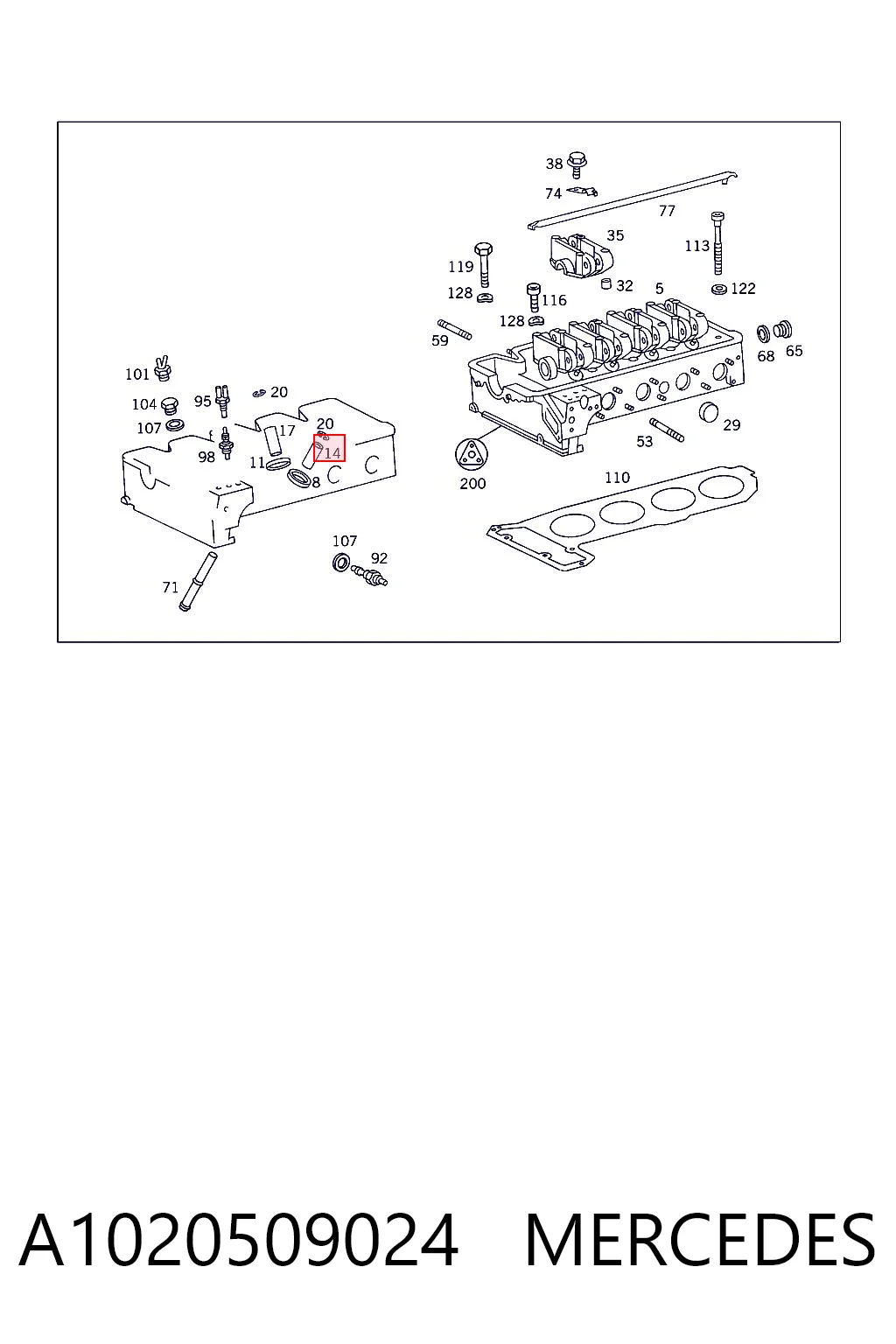 A1020509024 Mercedes