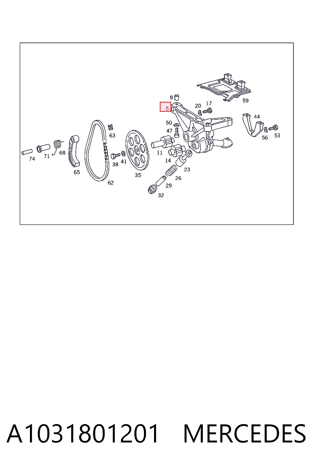 Comprar Bomba de aceite Mercedes C W201 a bajo precio