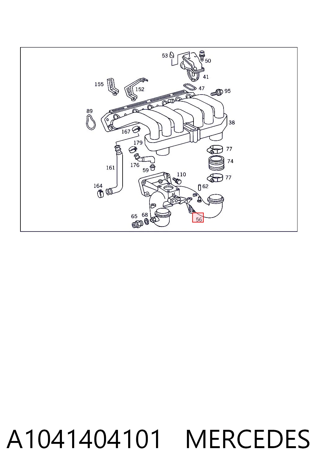 A1041404101 Mercedes