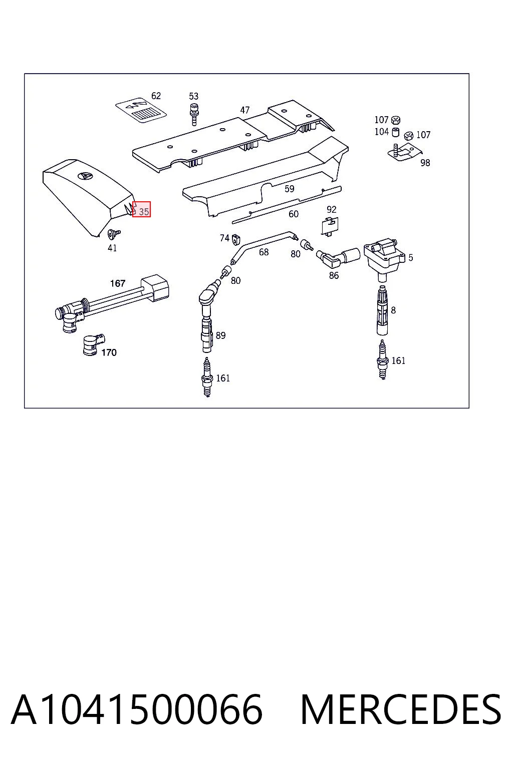 A1041500066 Mercedes
