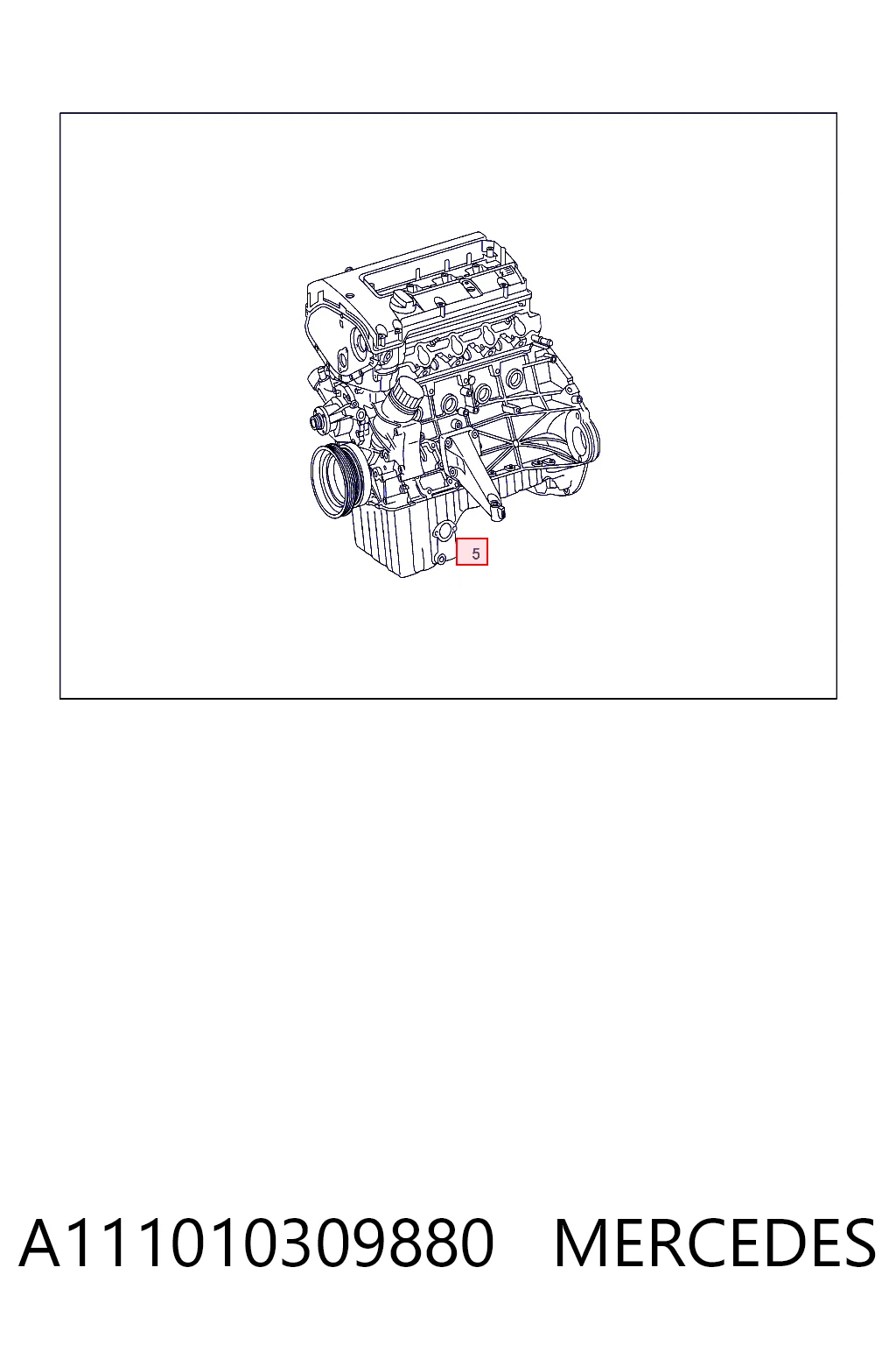A111010309880 Mercedes