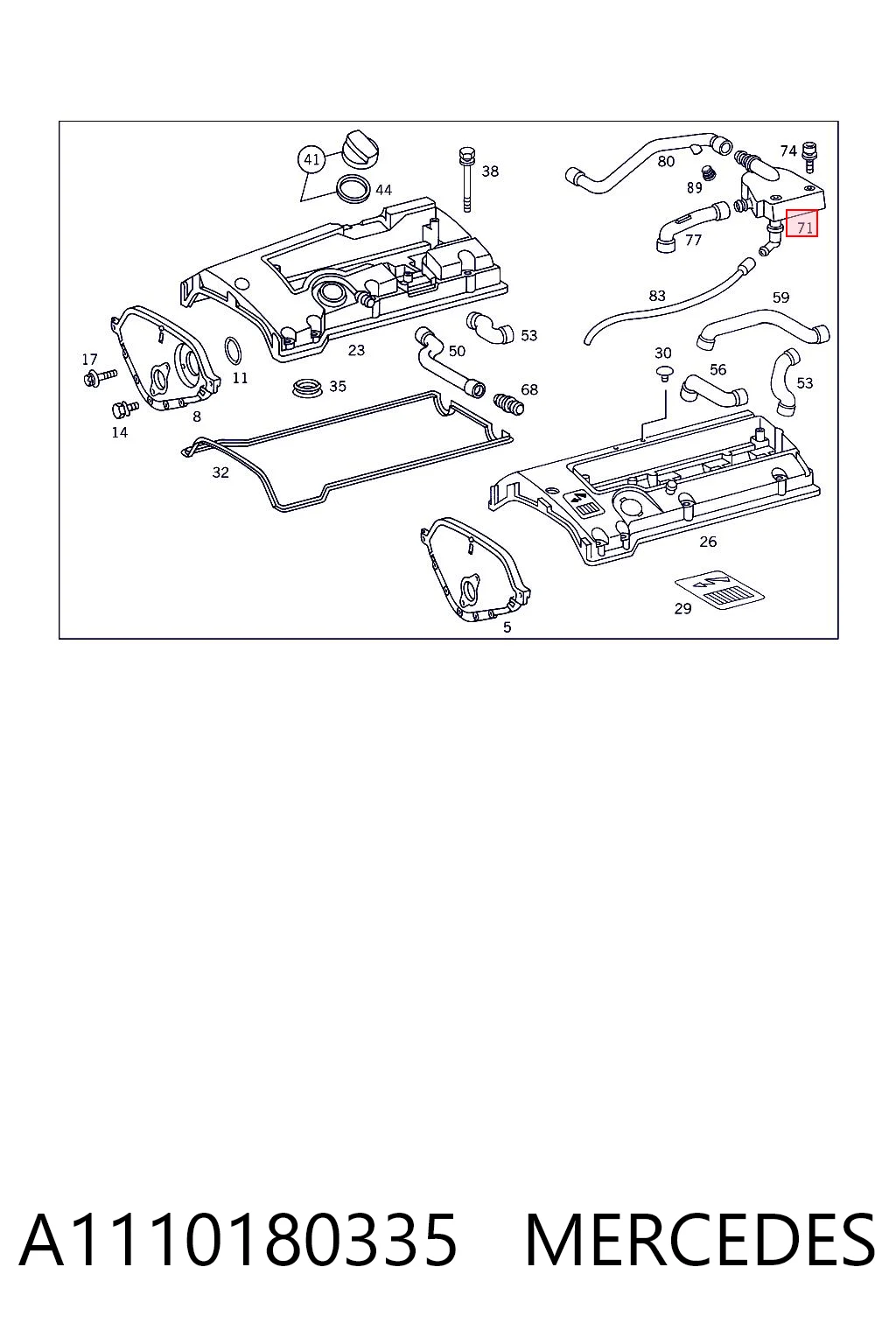 A1110180335 Mercedes
