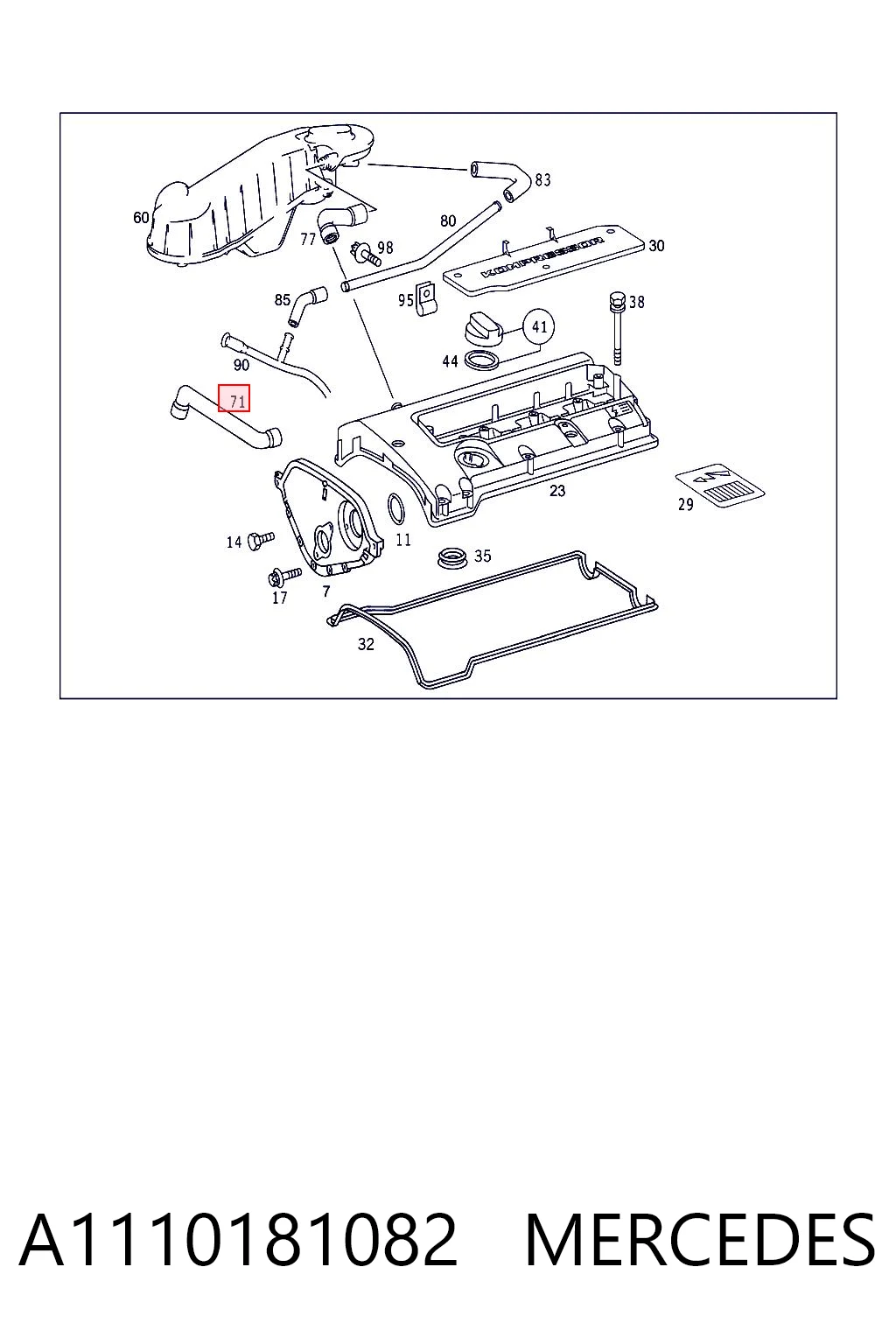 A1110181082 Mercedes