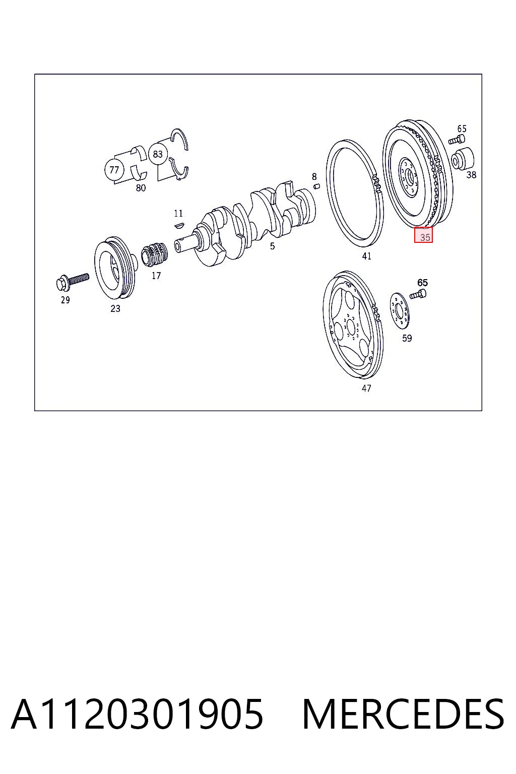 Comprar 5135807AA Chrysler Volante de motor bimasa