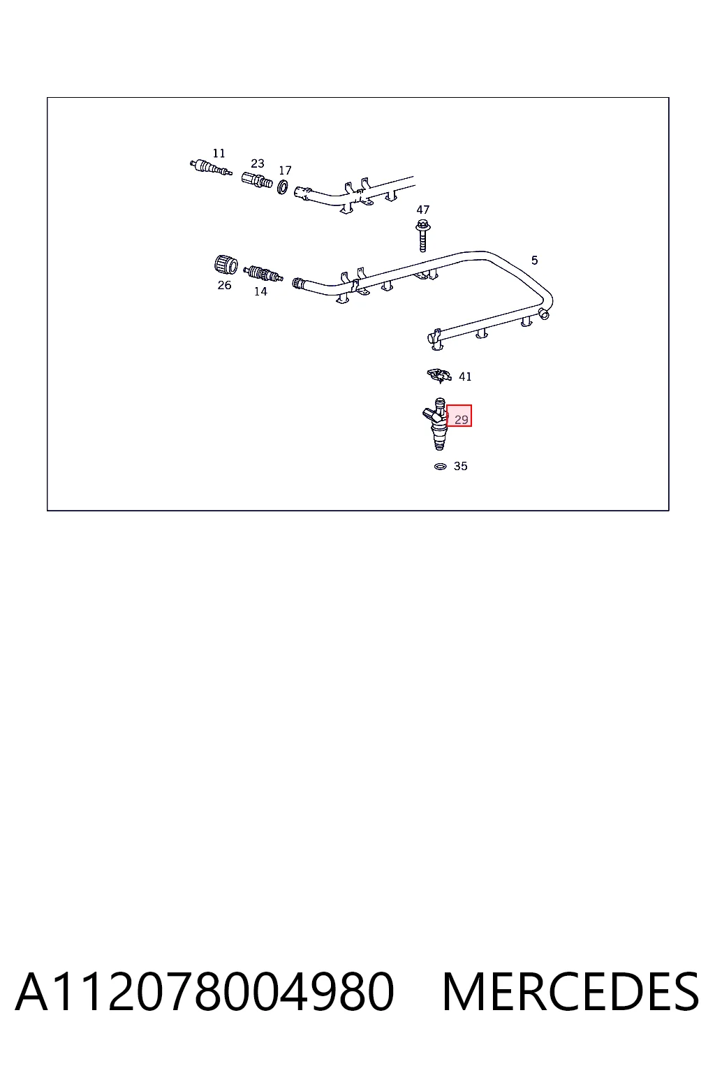 Comprar Inyector de combustible Mercedes C  W202 a bajo precio