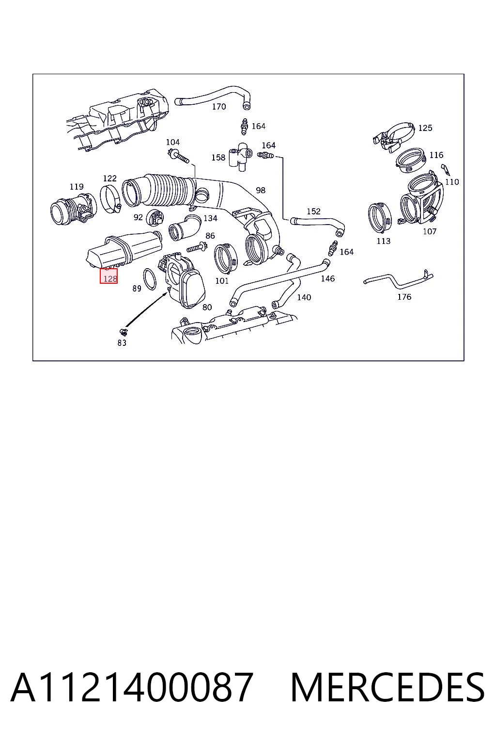 A1121400087 Mercedes