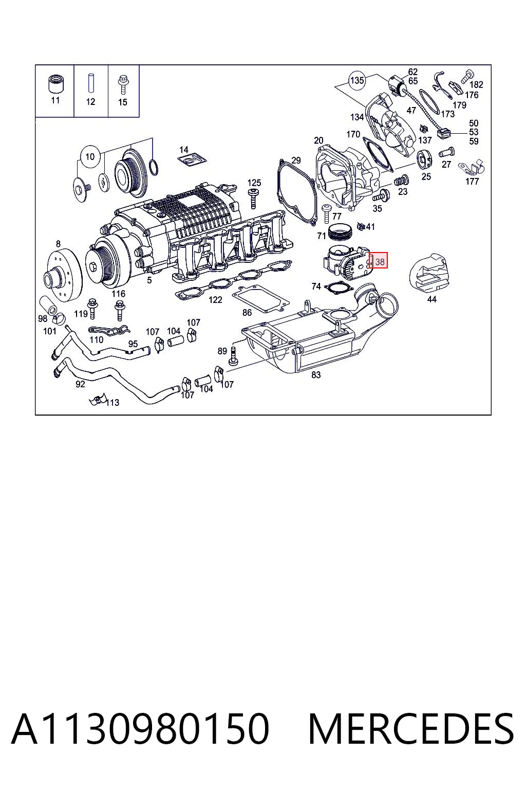A1130980150 Mercedes