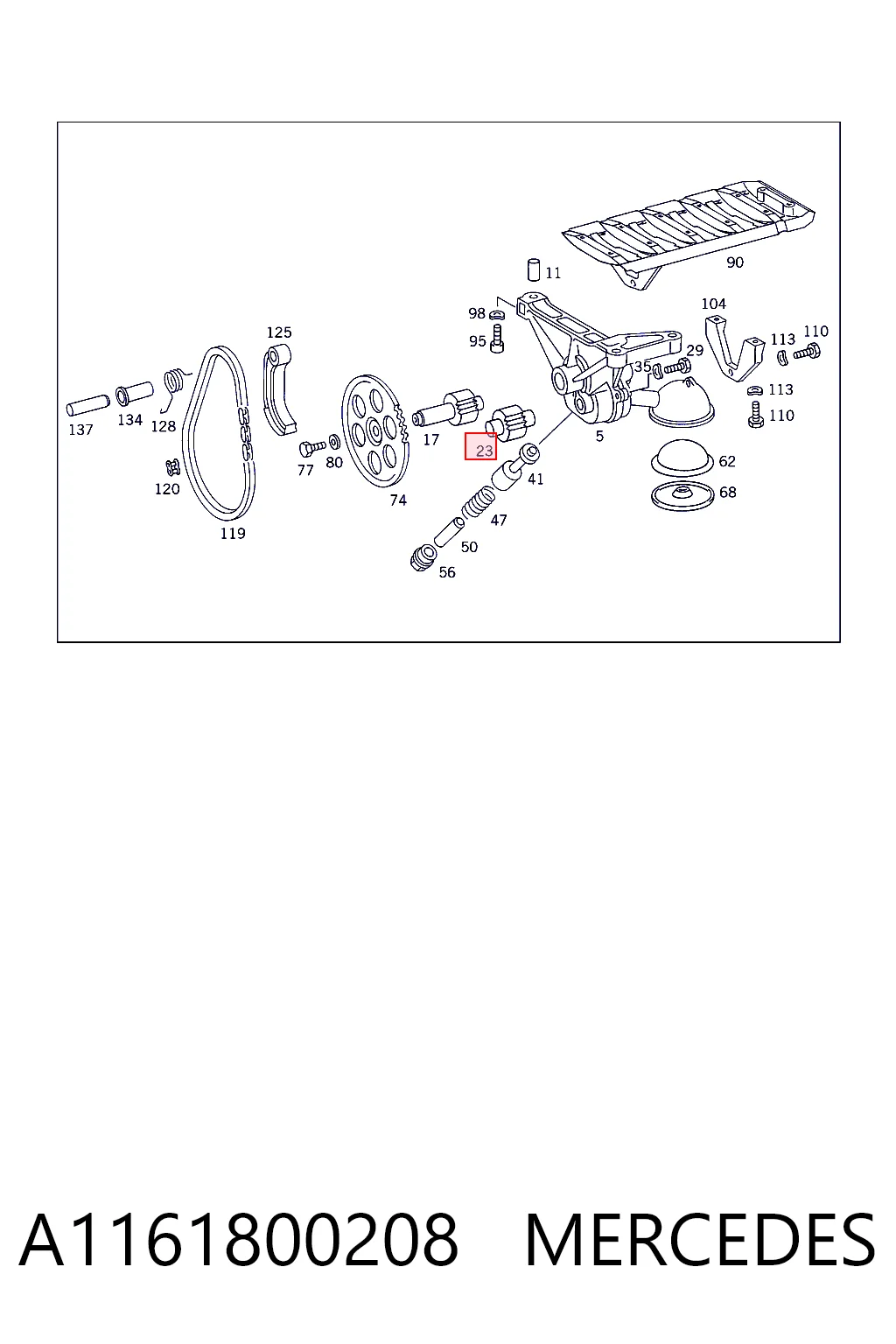 A1161800208 Mercedes