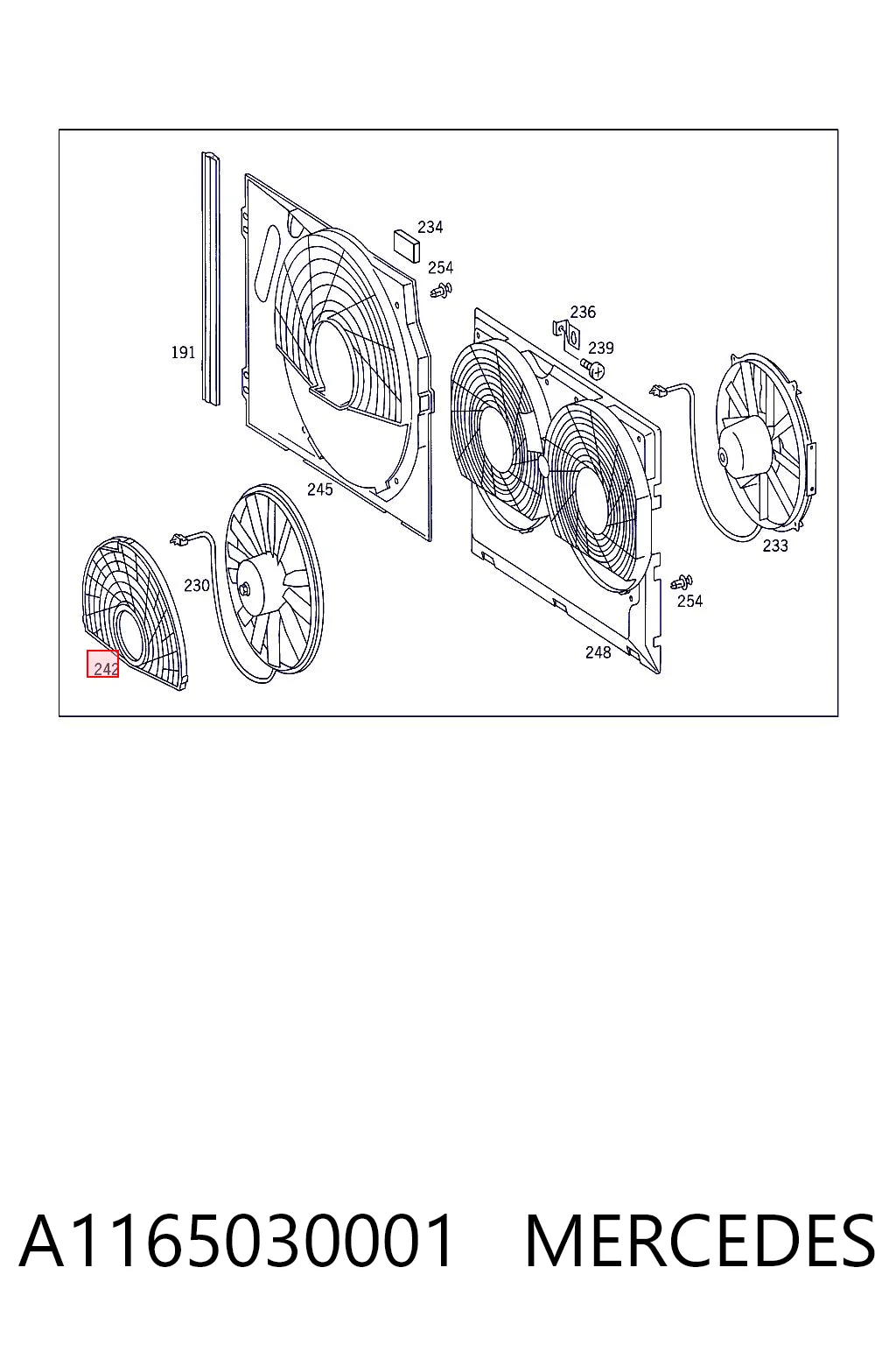 A1165030001 Mercedes