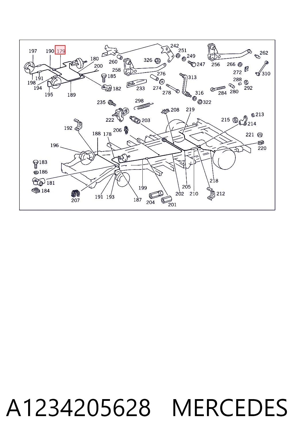 A1234205628 Mercedes