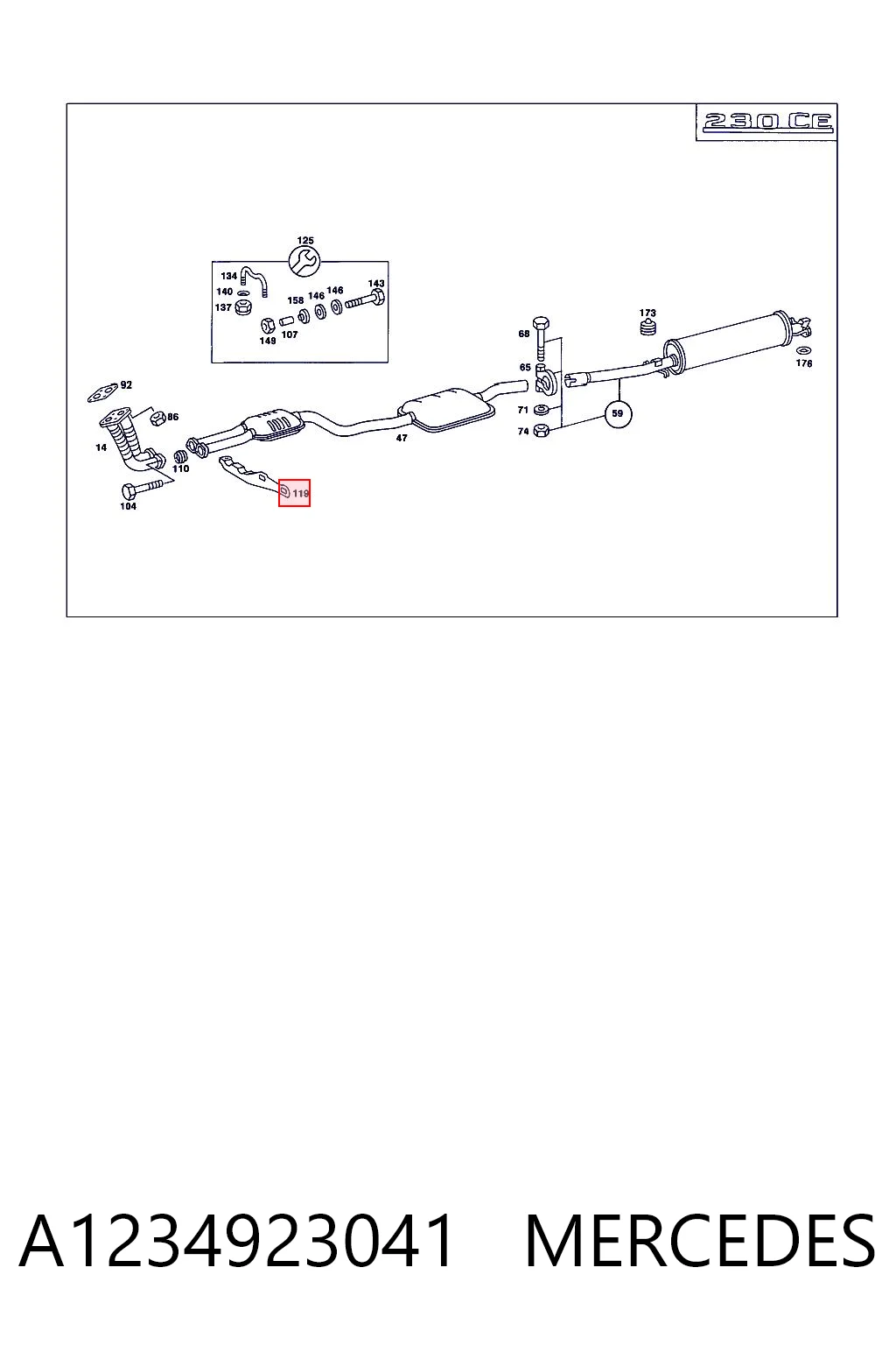 A1234923041 Mercedes