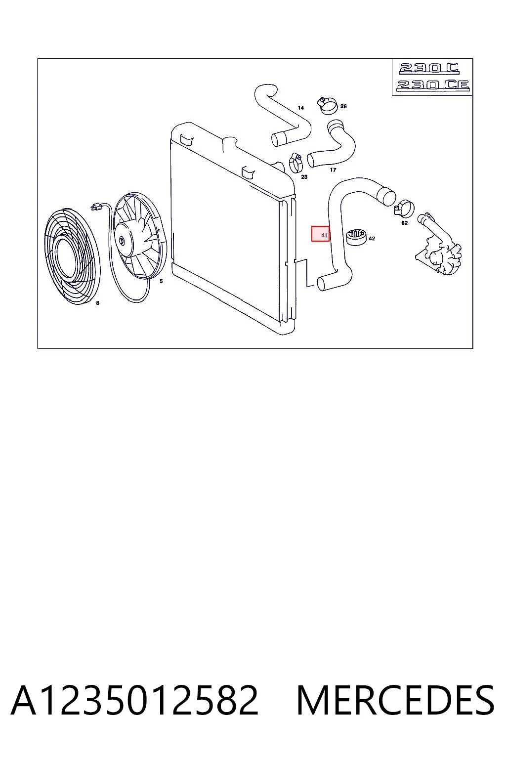 A1235012582 Mercedes