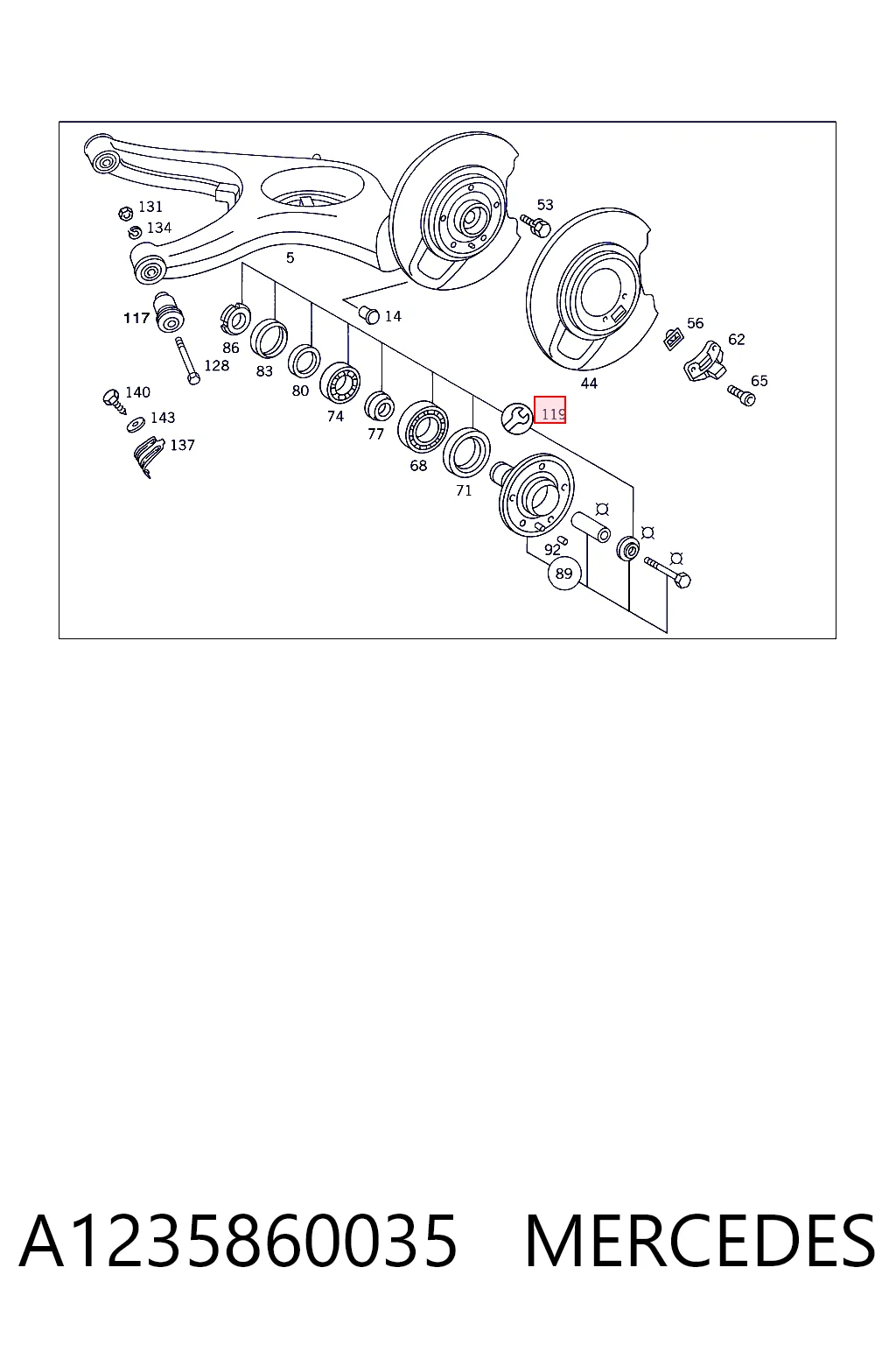 A1235860035 Mercedes