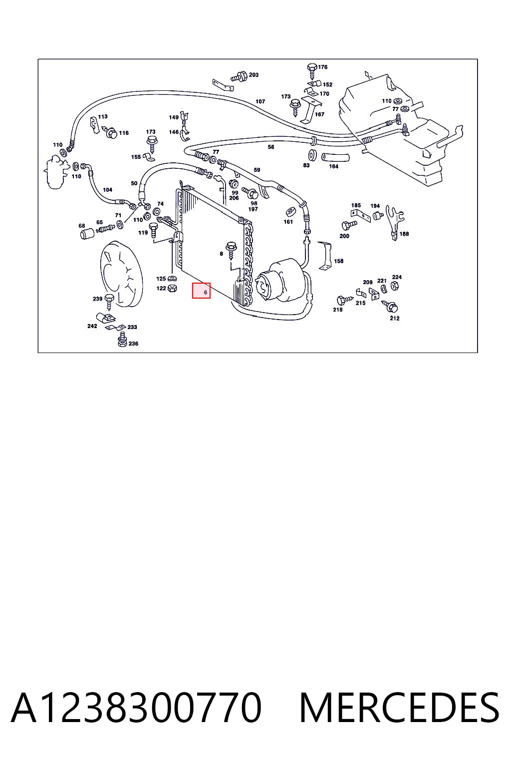 Comprar Condensador de aire acondicionado Mercedes E  W123 a bajo precio