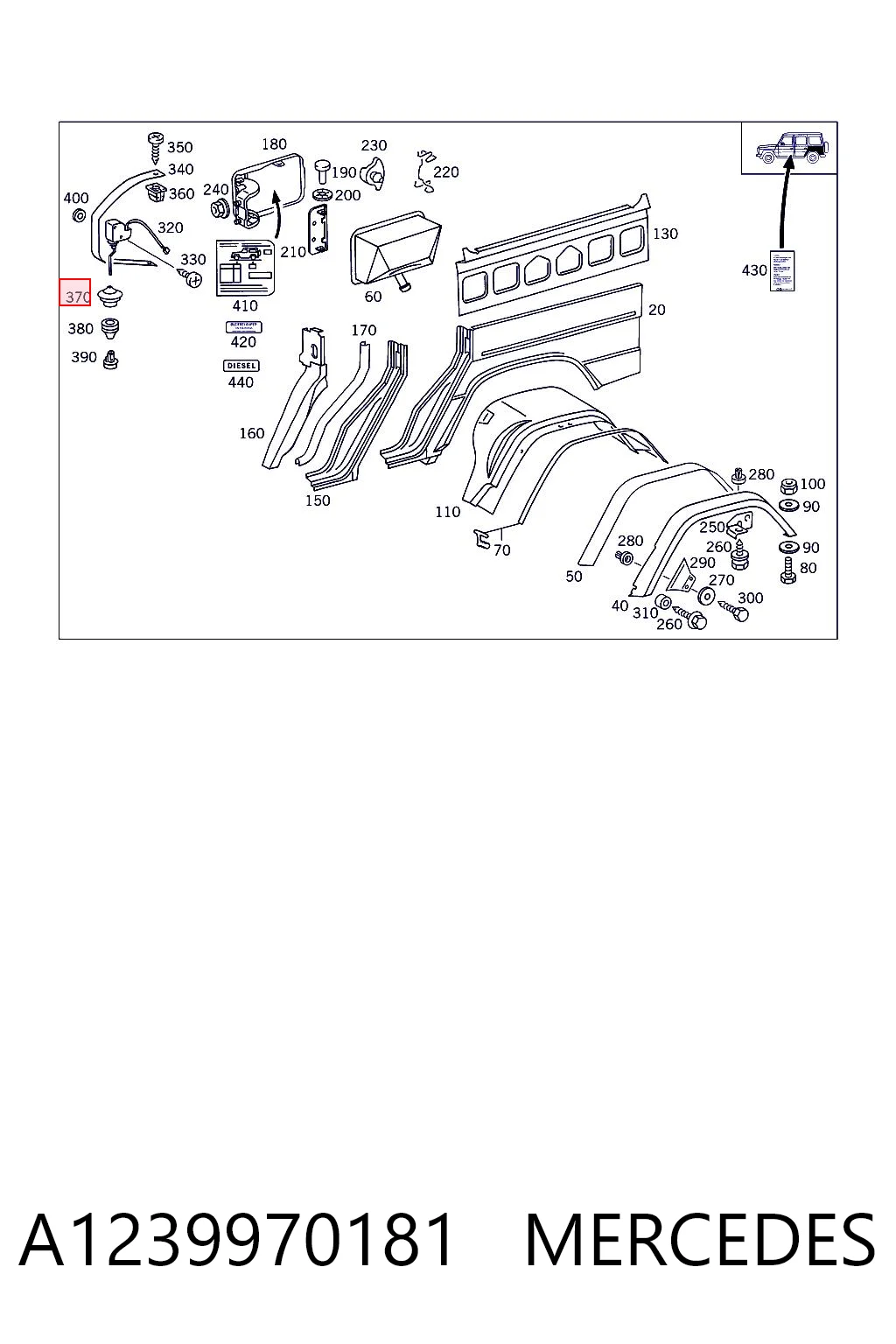A1239970181 Mercedes