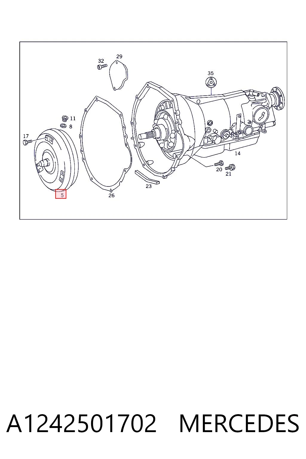 A1242501702 Mercedes