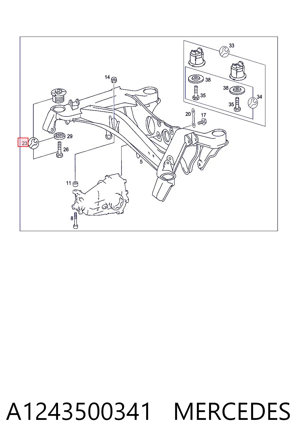 A1243500341 Mercedes