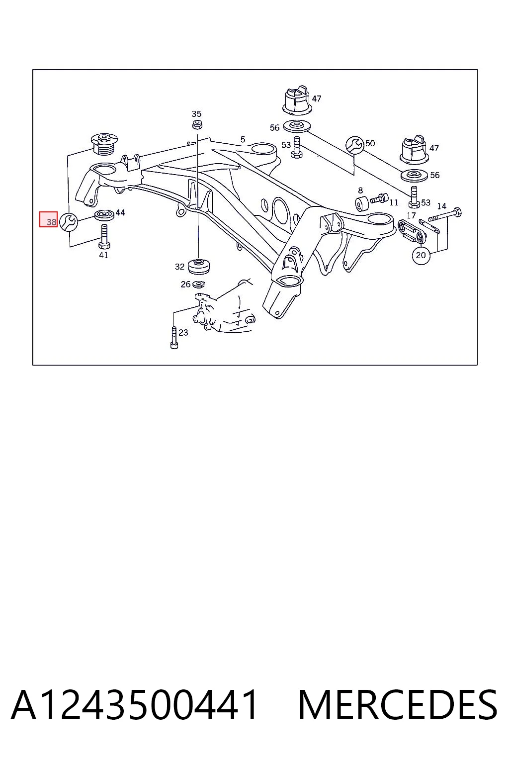 A1243500441 Mercedes