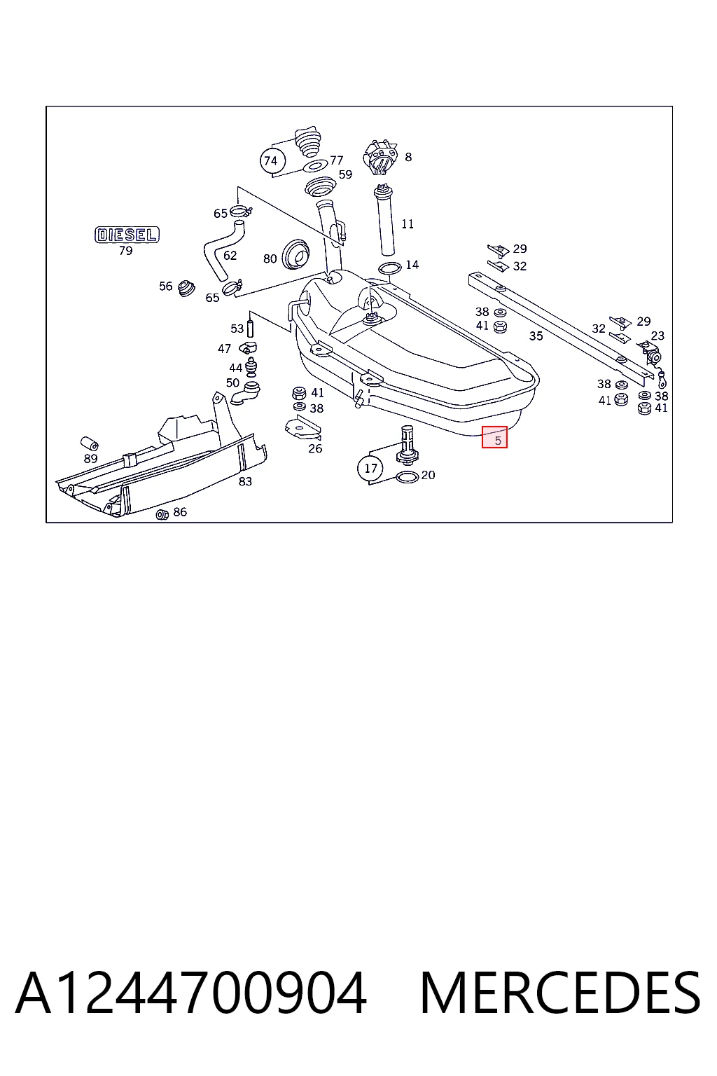 A1244700904 Mercedes