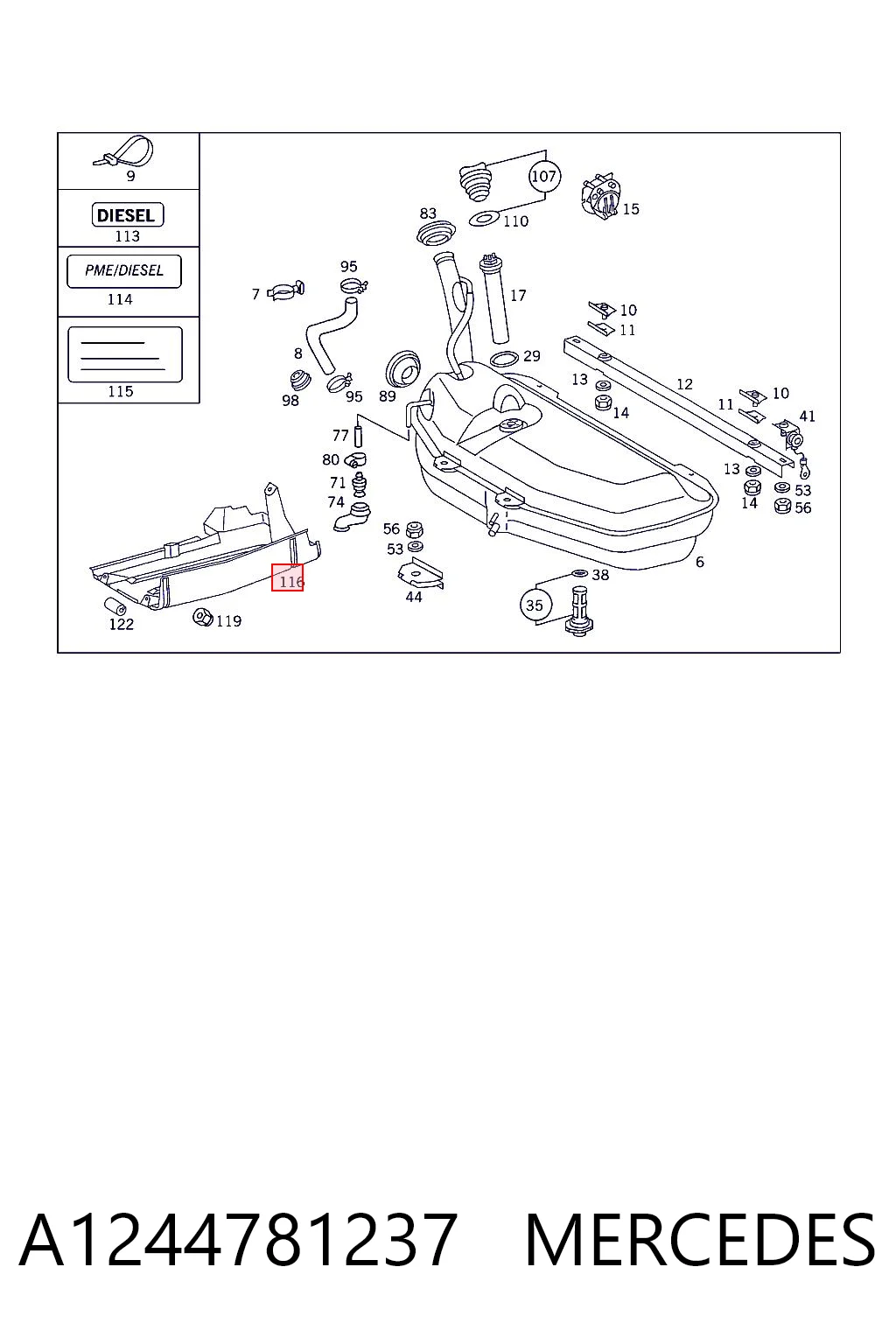 A1244781237 Mercedes
