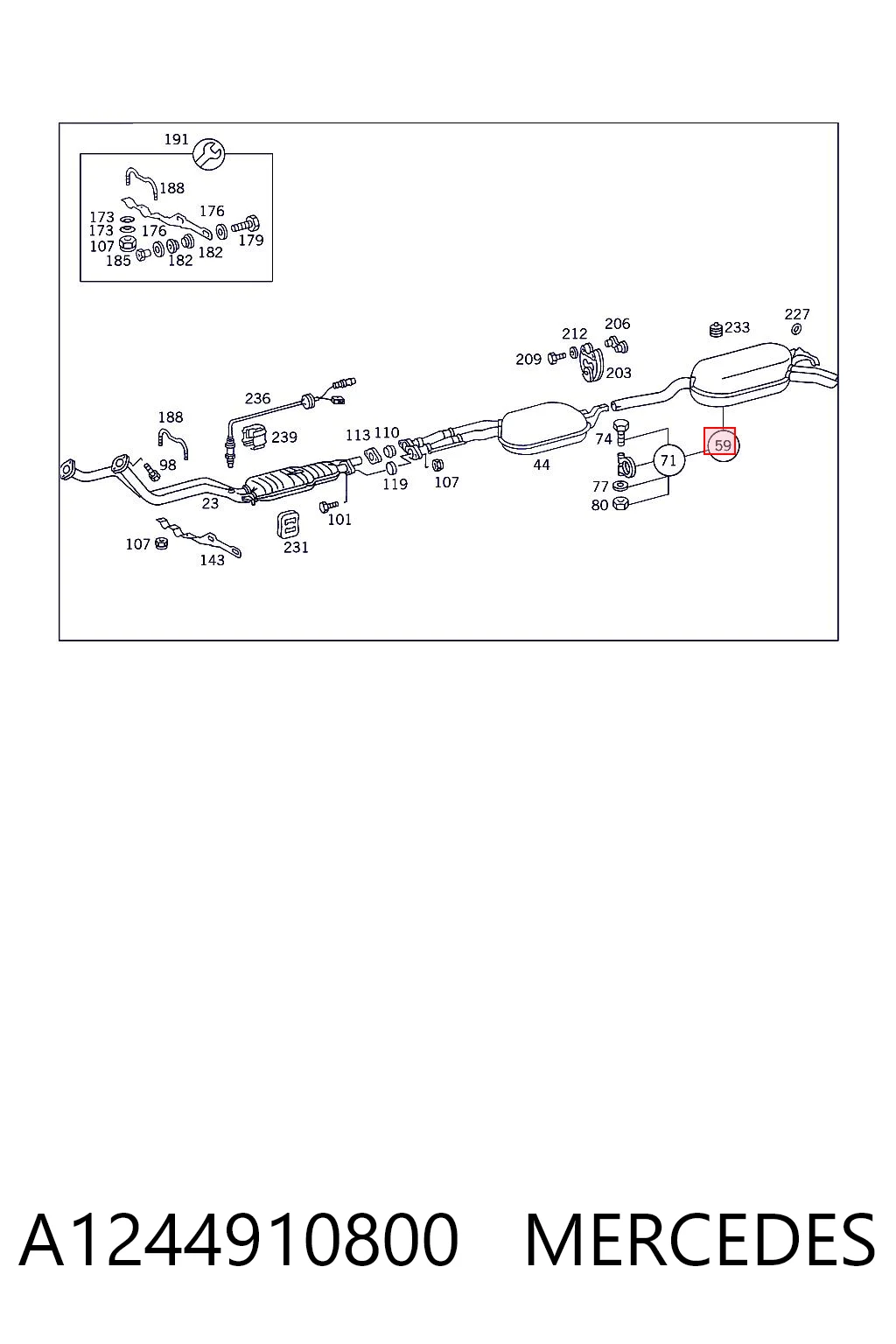 A1244910800 Mercedes
