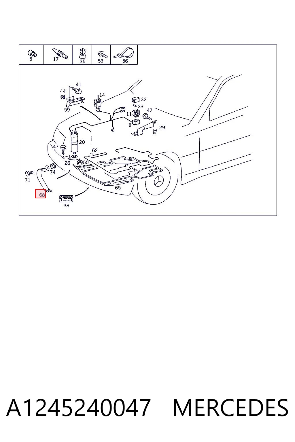 A1245240047 Mercedes