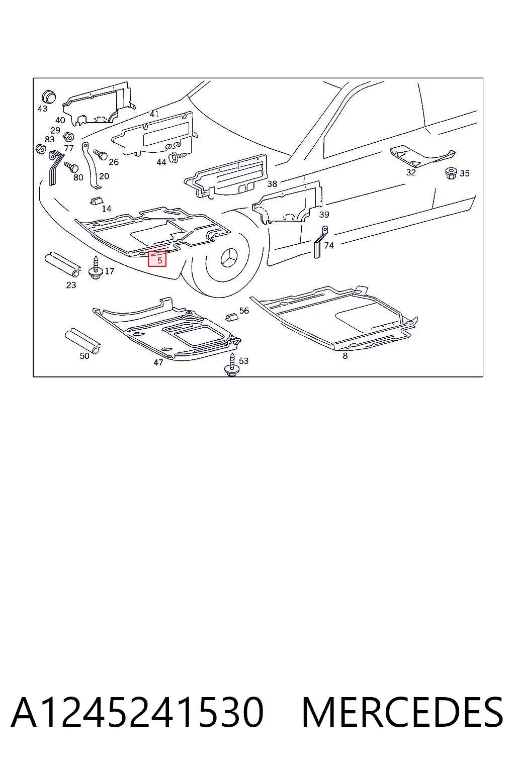 Comprar Protección de cárter Mercedes E W124 a bajo precio