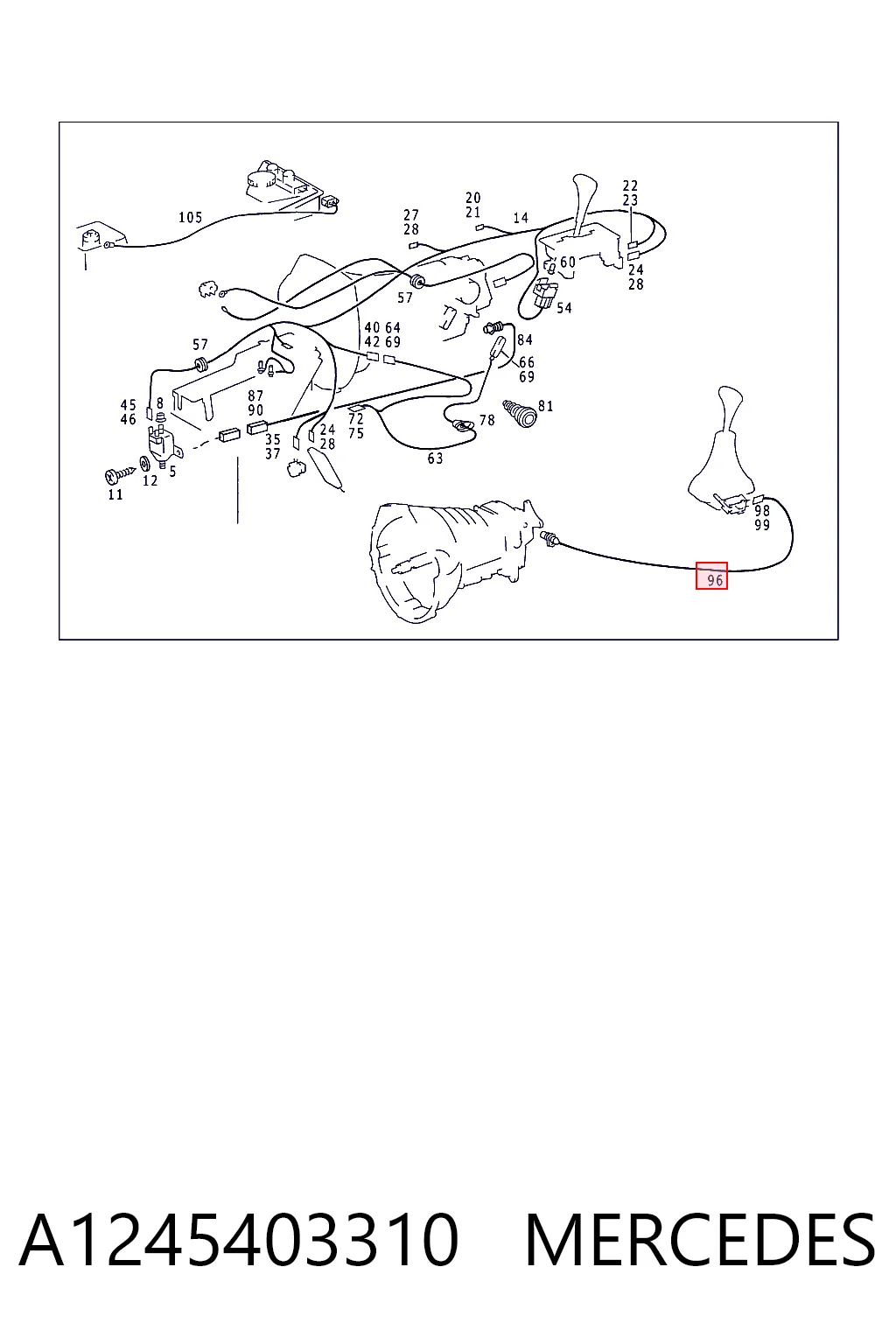 A1245403310 Mercedes