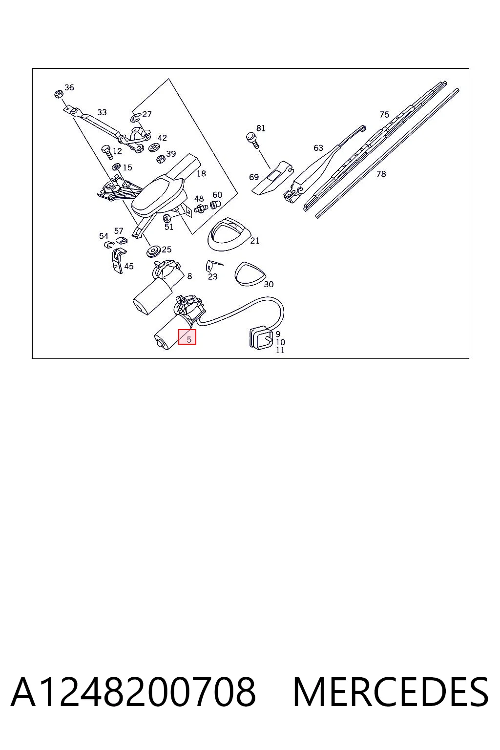 Comprar Motor del limpiaparabrisas E  W124