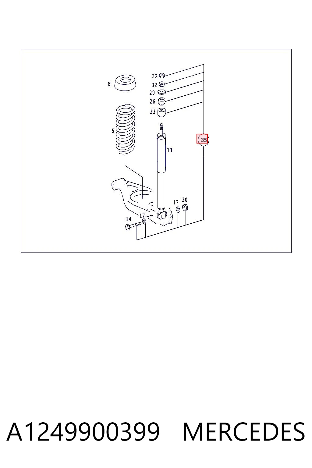 A1249900399 Mercedes