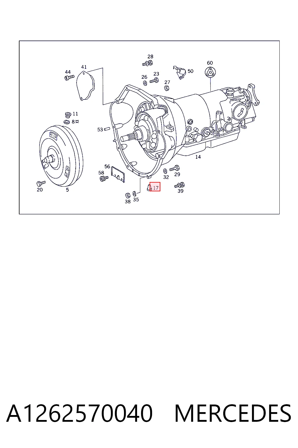 A1262570040 Mercedes
