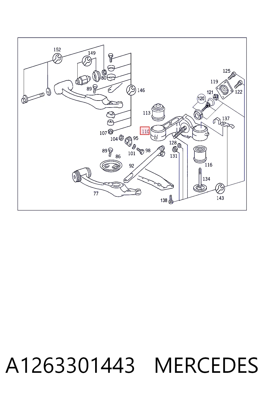 A1263301443 Mercedes