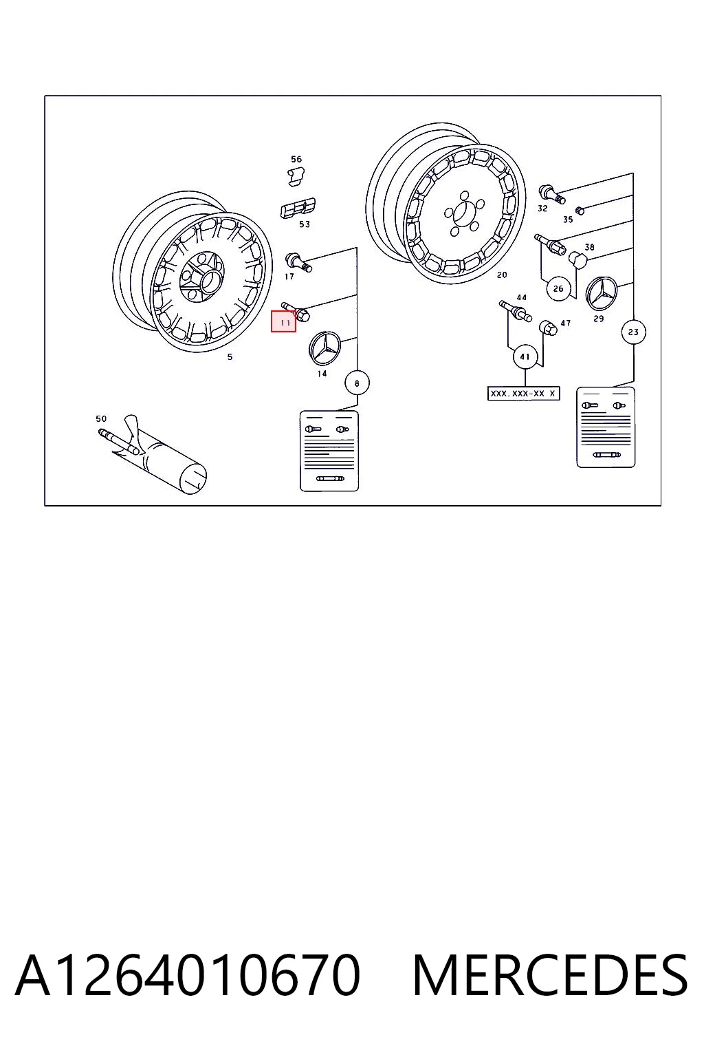 A1264010670 Mercedes