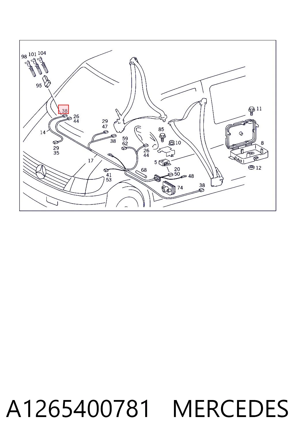A1265400781 Mercedes