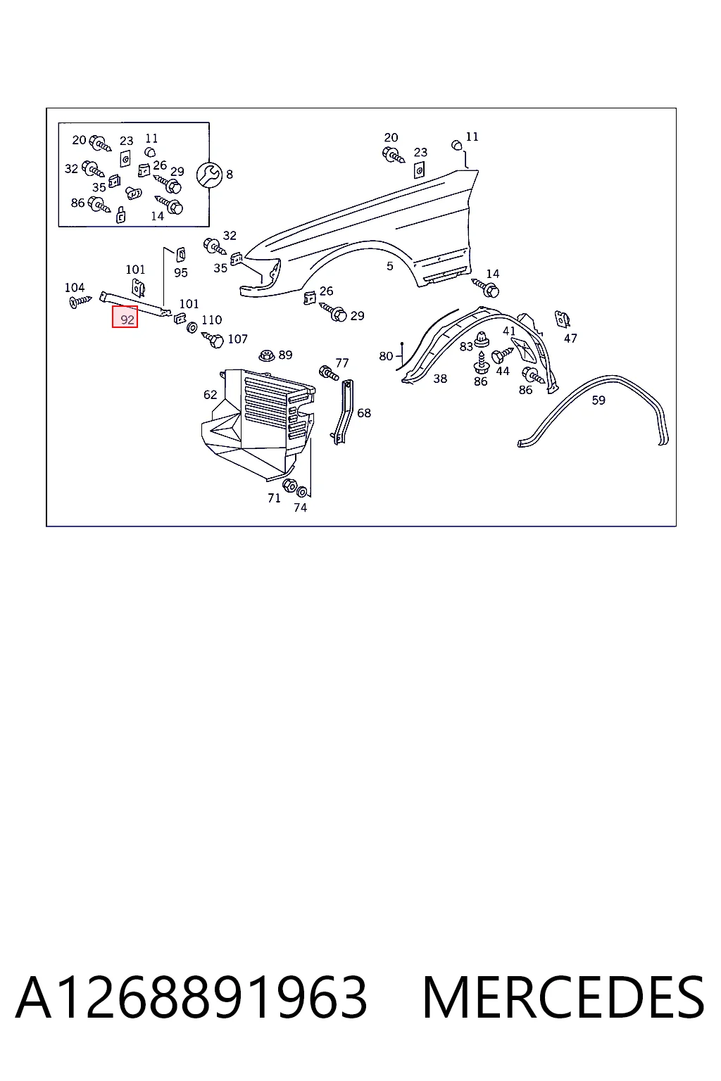 A1268891963 Mercedes