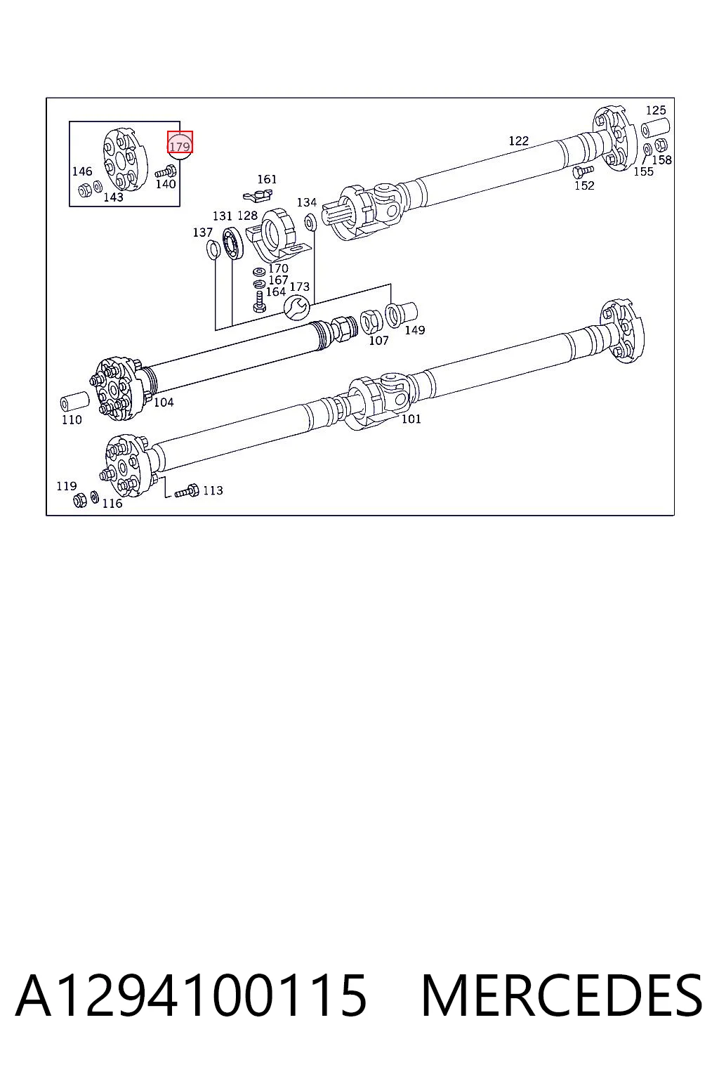 A1294100115 Mercedes